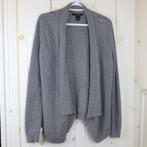 2/$20 White House Black Market Soft Grey Cardigan